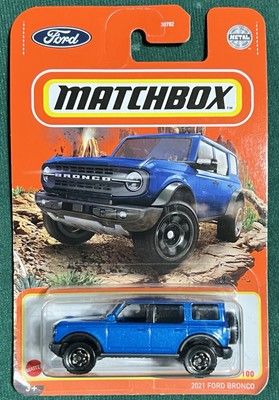 2022 Matchbox Blue 2021 Ford Bronco #34/100 Off-Road Series
