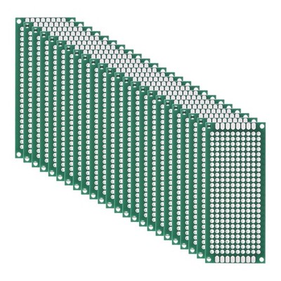 24Pcs einseitige PCB Platinen für Circuit Prototyping, grün 1.18'' x 2.76''