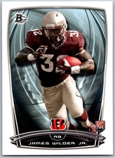 2014 Bowman 30 James Wilder Jr. Rookies   RC Cincinnati Bengals Football Card
