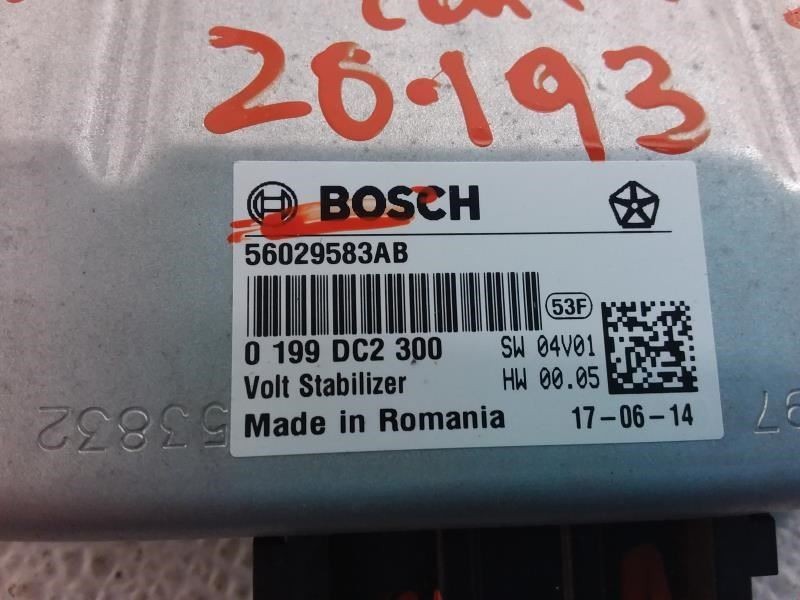 VOLTAGE STABILIZER CONTROL MODULE MASERATI LEVANTE   2018 851217 ID# 56029583AB
