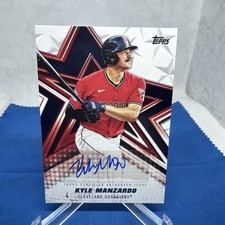 2026 Topps Series 1 - Baseball Stars Autographs Kyle Manzardo #BSA-KM (AU)