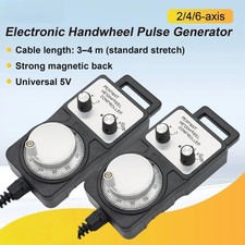 Handwheel Pulse Generator CNC MPG Pendant 4 Axis 6 Axis 5V Jog Controller