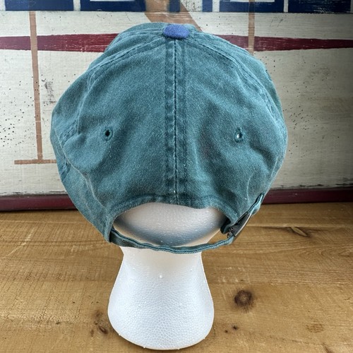 Vintage Garfield I Live For Saturdays Blue Green Adjustable Latch Hat Sportsman - Picture 4 of 9