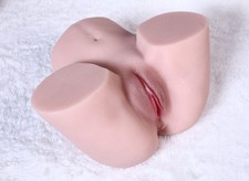 Masturbador de glúteos masculino realista 2,5 kg vagina coño culo juguete sexual
