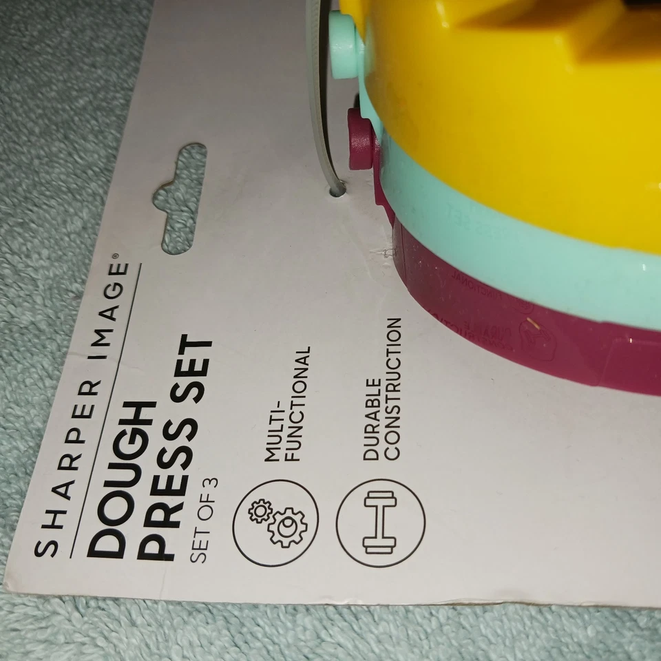 Sharper Image 3pc Dough Press Set. Durable Construction. 4x6 Brand New.  - Image 4 of 4