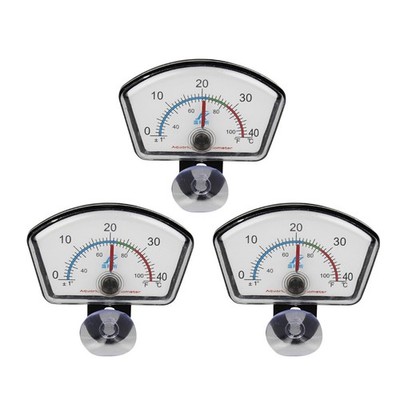 3Pcs Wasserthermometer Messgerät Für Fischbecken Aquariumthermometer