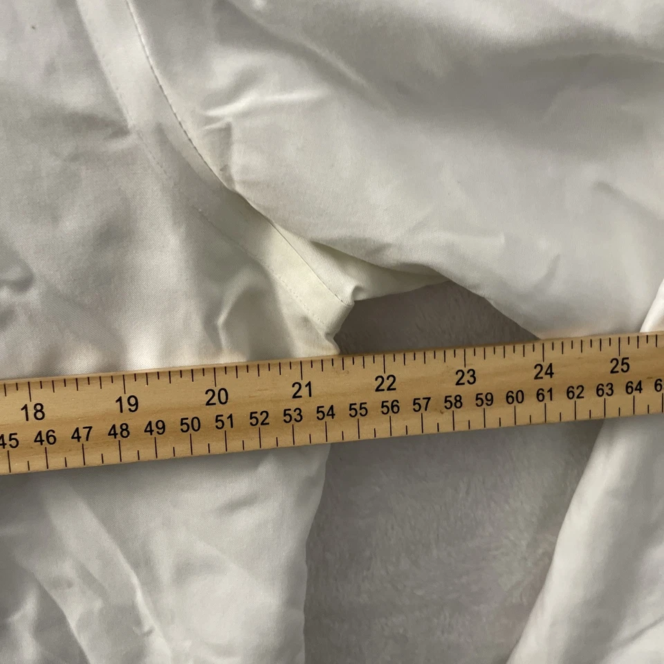 Untuckit MLB Baseball Mens Button Shirt Atlanta Braves White M Cotton Collar - Image 4 of 4