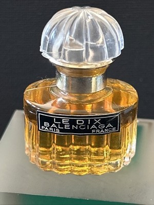 Parfum LE DIX BALENCIAGA Paris FRANCE 7,5ml. Vintage 
