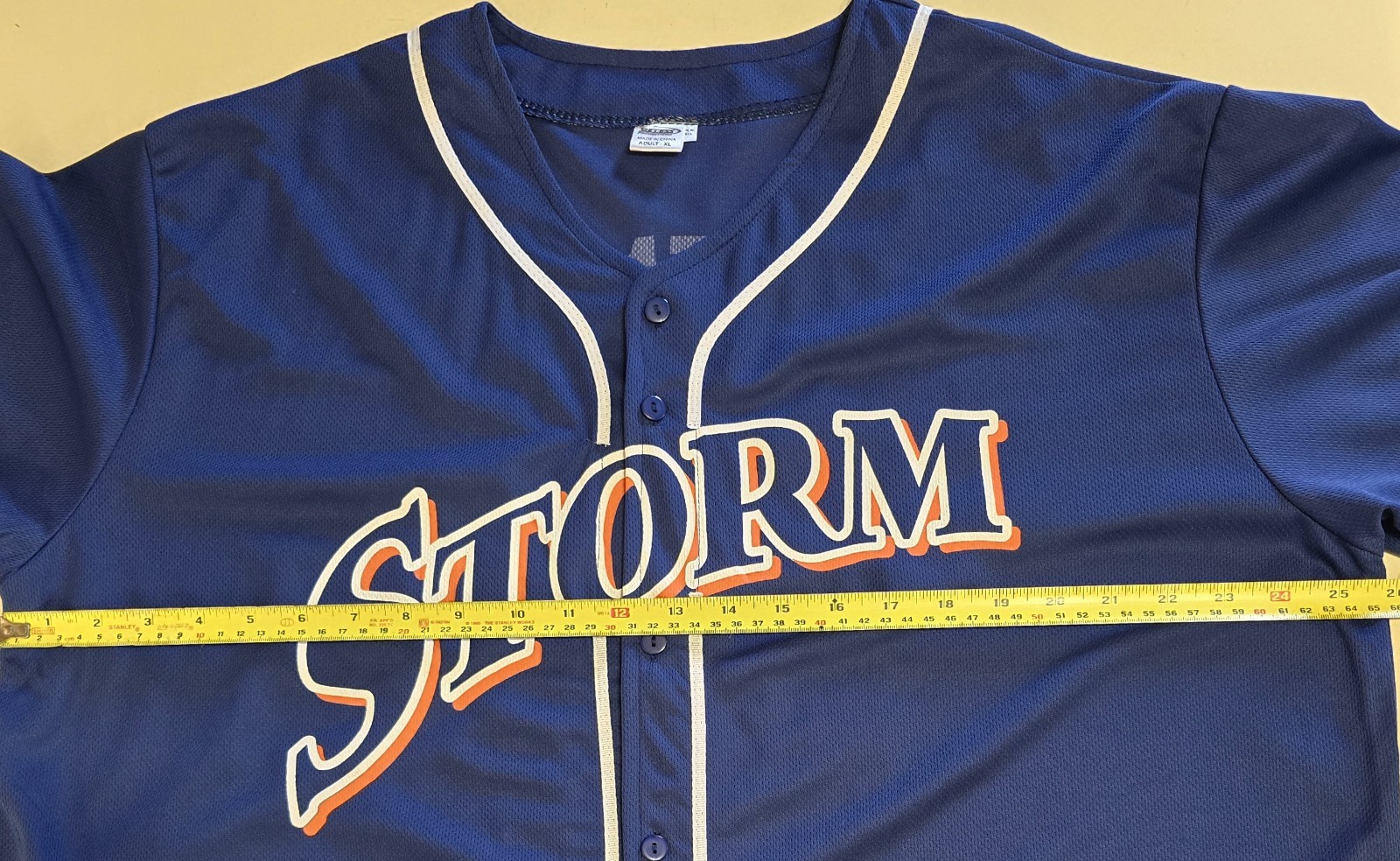 Lake Elsinore Storm Baseball Trevor Hoffman SGA Button Front Adult Jersey Sz XL