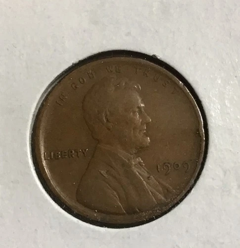 1909 VDB -P Lincoln Wheat Cent Penny good or better Condition