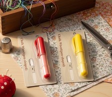 Fabric Chalk Markers 2 Pack Replaceable Chalk Red Yellow