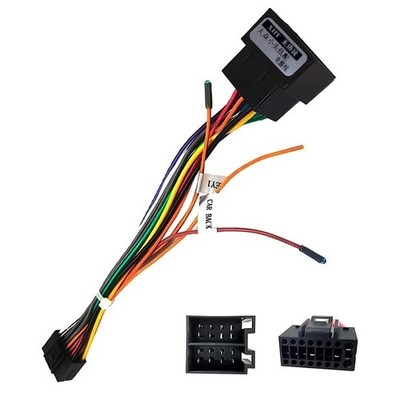 Camecho 16 Pin auf Auto ISO Adapterkabel für Android Autoradio ISO Standard 