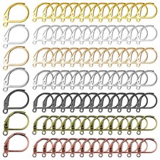 210Pcs French Earring Hooks Hypoallergenic Lever Back Earrings Hooks French E...