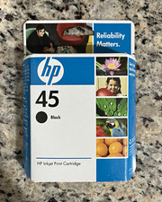 Genuine HP 45 51645a Black Ink Cartridge Deskjet Read description. Expired 09 