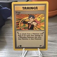 Pokémon TCG Koga Gym Challenge Trainer 1st Edition NM 106/132 on eBay