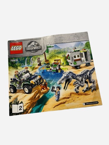 Jurassic World 75935 Lego Manuals Instruction Booklets Set of 2, No Bricks - Picture 2 of 2