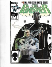 Punisher  (Limited series) #3, 1986, 9.4, NEAR MINT First Punisher in own series