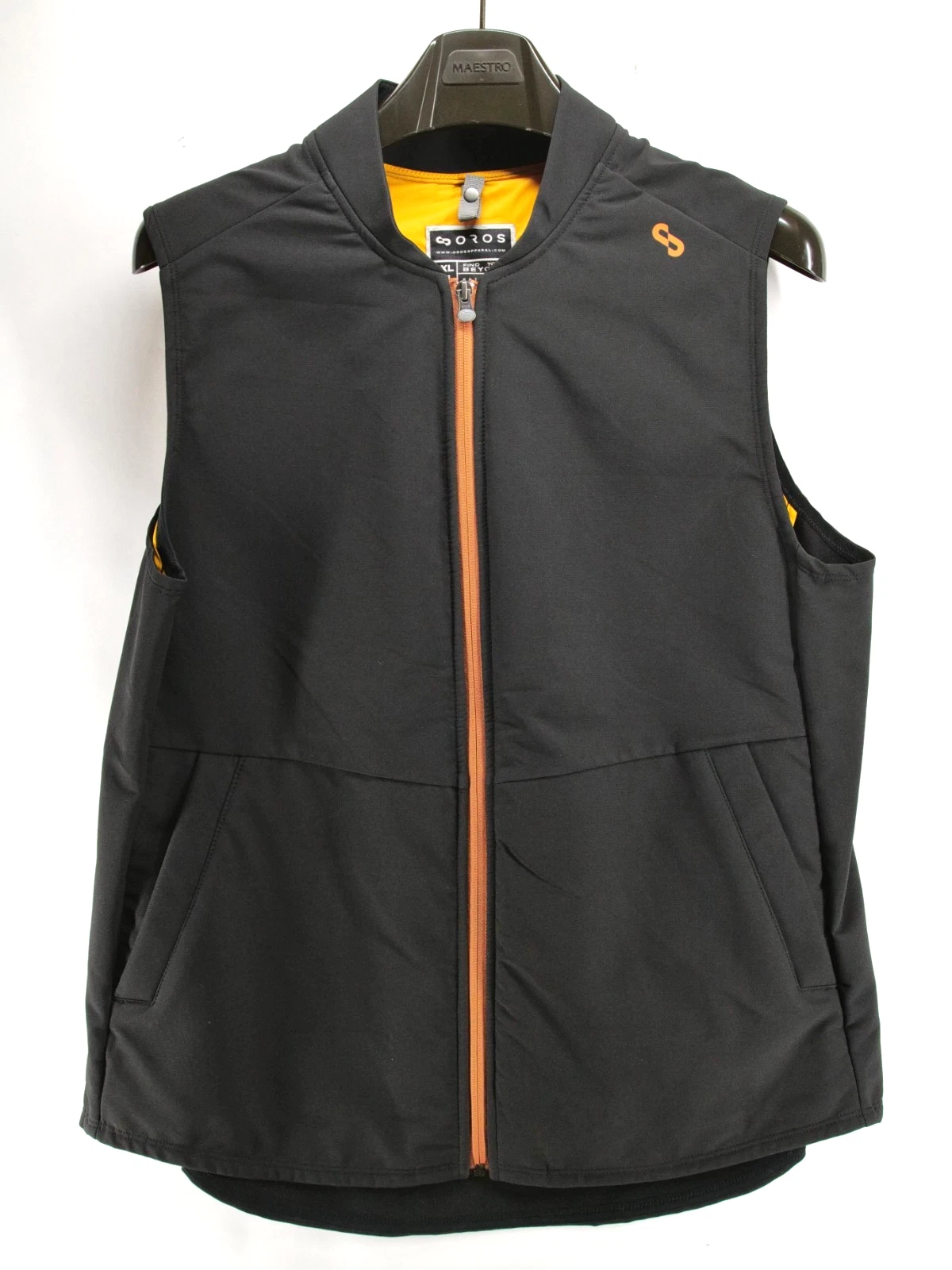 Oros SolarCore Insulated Vest Black Mens 2XL Full Zip Outdoor Performance