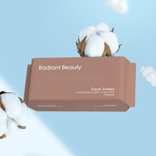 Soft Hygienic Single-Use Cleansing Wipes for Face Body Skincare Travel Gym