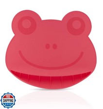 Nuby Sure Grip Miracle Frog Mat with Food Pouch - Toddler Suction Plate - 6