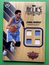 2016-17 UPPER DECK SUPREME HARD COURT BASKETBALL JAMAL MURRAY QUAD RELICS JERSEY
