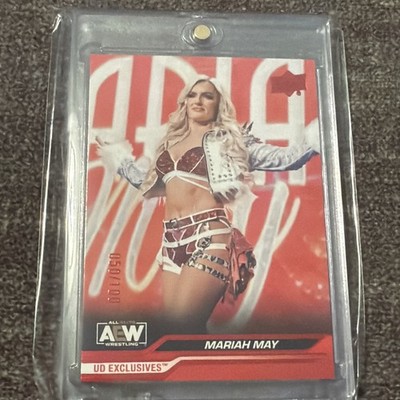 2024 Upper Deck AEW All Elite Wrestling Exclusives /100 Mariah May #28 RC