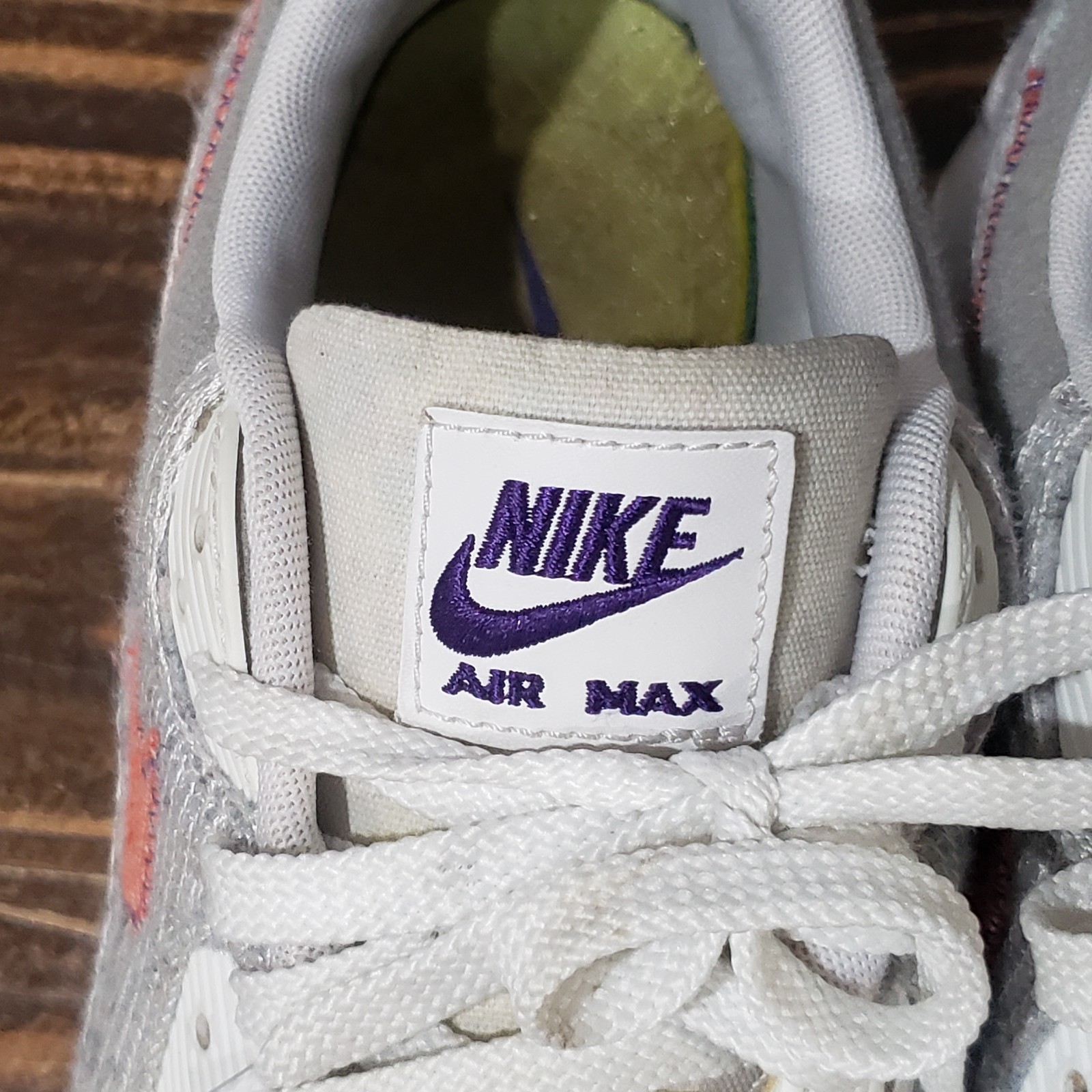 Nike Air Max 90 Men's Athletic Sneakers Size 9 Gray Textile thumbnail 15