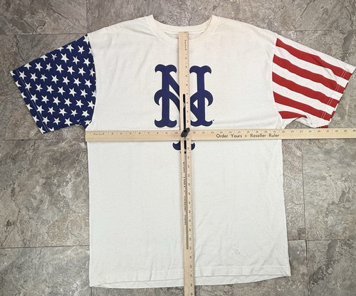 RARE New York Yankees 4th of July t-shirt Stars and Stripes Size AXL - Picture 4 of 7