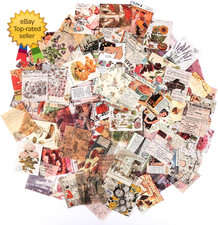 400Pcs Junk Journal Vintage DIY Material Paper Journaling Supplies Scrapbooking