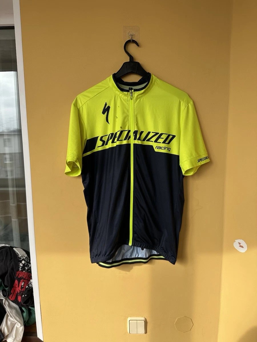 Specialized RBX Comp Cycling Jersey Mens size Large Black Full Zip