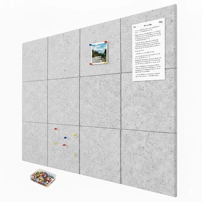 Filzpinnwand Fotopinnwände Memoboard Pinntafel Notice Board Pinboard 12er Set - Bild 1 von 3