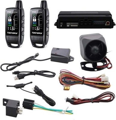 EASYGUARD 2-Way Car Alarm Keyless Entry Vibration Alert 868MHz fit for DC12V car