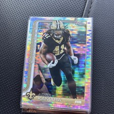 2025 Topps Chrome Football - Alvin Kamara Pulsar Refractor #215