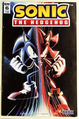 SONIC The HEDGEHOG Comic Book IDW #6 Cover B June 2018 Bagged & Boarded FN+
