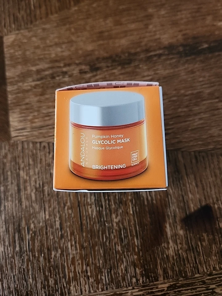 Máscara glicólica de miel de calabaza Andalou Naturals 1,7 oz iluminadora Foto 3 de 3