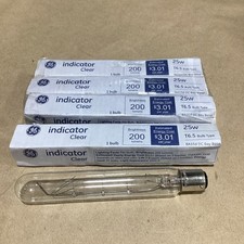 Lot of 4 GE Lighting 14676 25-watt 200-Lumen Light Bulb with Double Contact