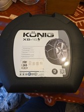 Konig Xb-16 265 Snow Tire Chains 16mm Suv Truck Van W Case Instructions On Case Konig Xb-16 265 Snow Tire Chains 16mm Suv Truck Van W Case Instructions On Case