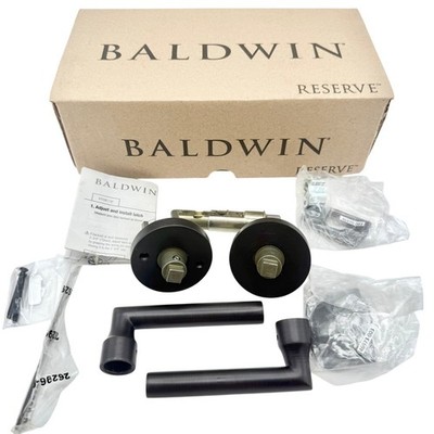 Baldwin Reserve Tube Passage Door Lever Set Venetian Bronze 9BR3520-187 Open Box