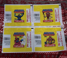 Topps Masters of the Universe He-Man 1984 set completo adesivi involucri
