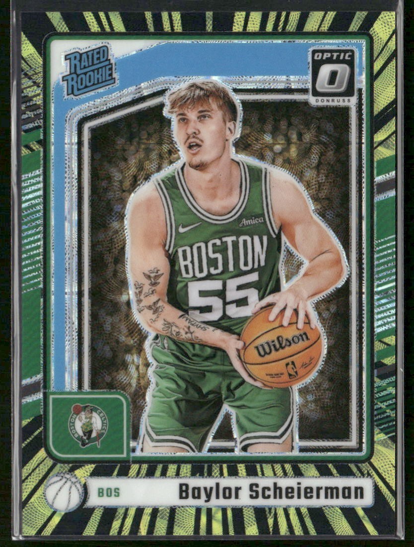 2024-25 Donruss Optic Baylor Scheierman RC /75 Electricity International #263