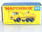 Original F Box for Lesney Matchbox #63c Dodge Crane Truck opposed inverted faces