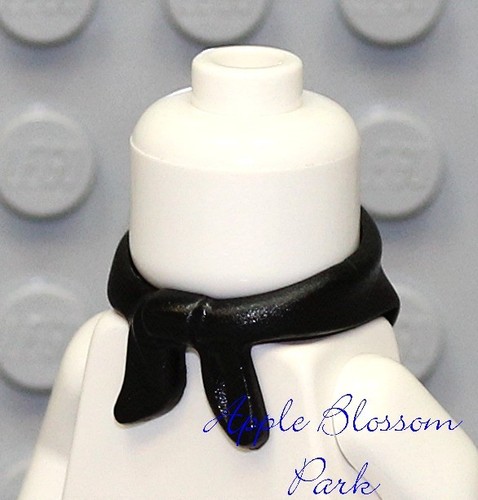 NEW Lego Girl/Boy Minifig BLACK SCARF - Cowboy Bandit Minifigure Neck ...