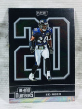 2020 PANINI PLAYOFF FOOTBALL #BTN-16 ED REED (BEHIND THE NUMBERS) RAVENS!