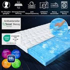 Gelschaum Topper Terra Med 7 Zonen für Matratze und Boxspringbett rutschfest
