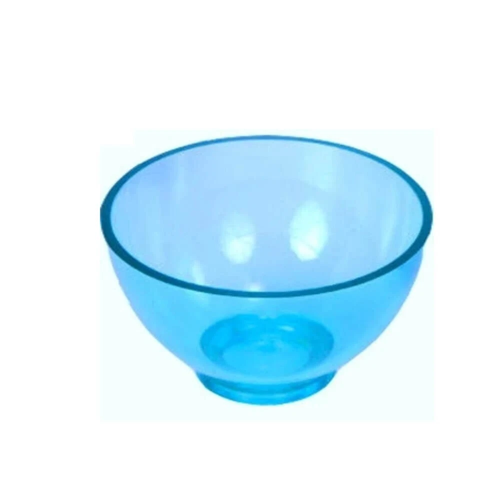 10 PCS Flexible Rubber Alginate Mixing Bowl Transparent Blue Small Dental Lab