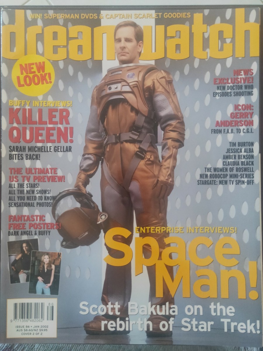 Dreamwatch Movie Magazine January 2002 Space Man Cover
