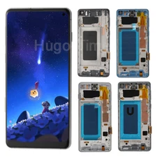 For Samsung Galaxy S10 G973 LCD Display Screen Digitizer Assembly Green White