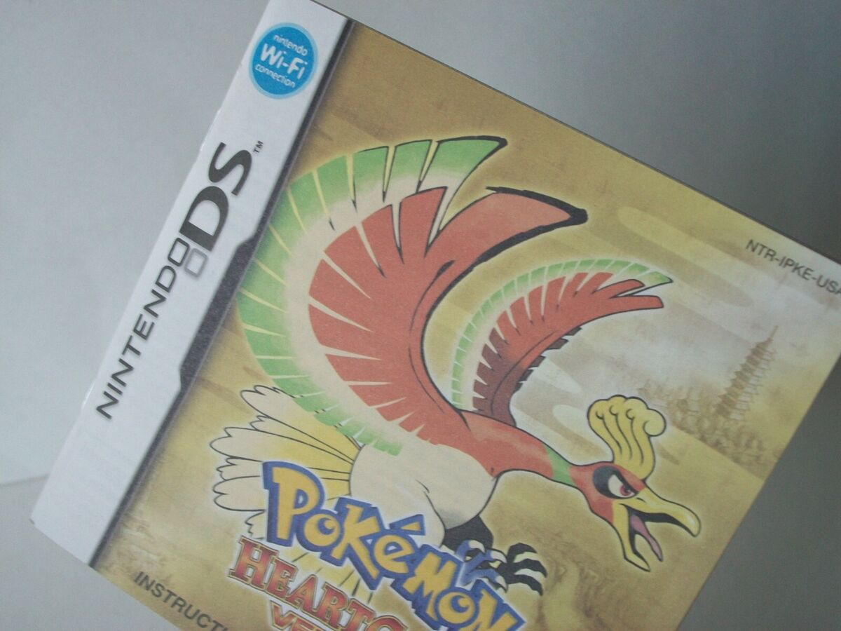 Pokemon Heart Gold Instruction Manual Booklet ONLY!! (DS) *US VERSION*