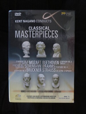 Kent Nagano Conducts Masterpieces Mozart/Brahms/Strauss/Bruckner+ 6DVD FREE SHIP