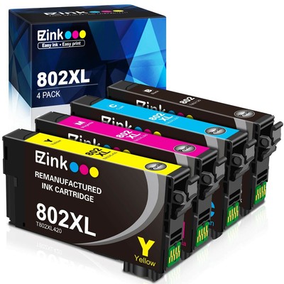 epson 802xl color ink cartridges